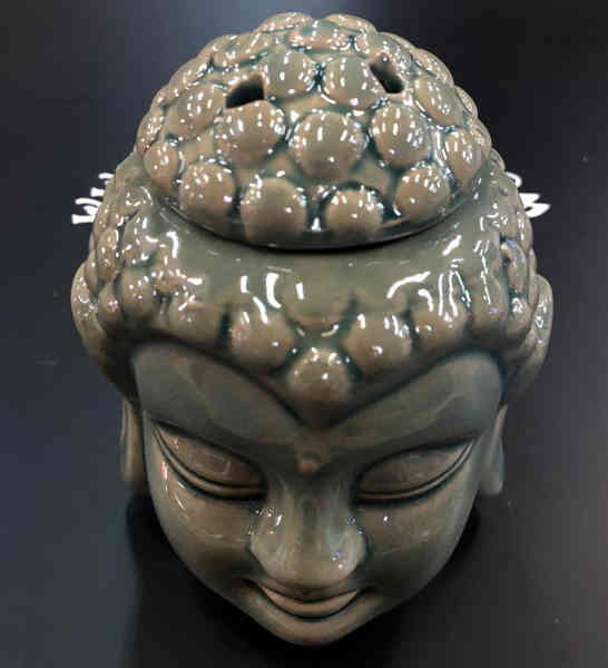 Quemador Aceite Esencial Cabeza de Buda